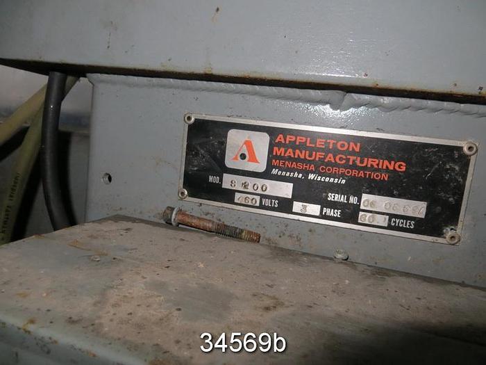 Used Menasha Core Cutter, 120 in. Model S200 #34569