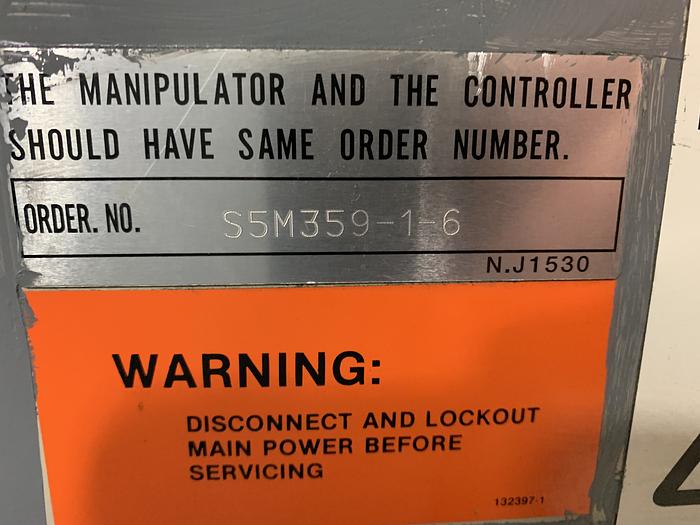 Used MOTOMAN ES165N 6 AXIS CNC ROBOT 165KG X 2651MM