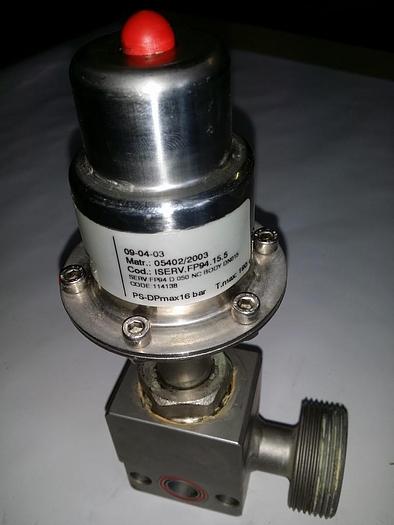 Gebraucht 10 Stück Pneumatisch angesteuerte Edelstahlventile, Preis -95%, Valvole, gebraucht-Top