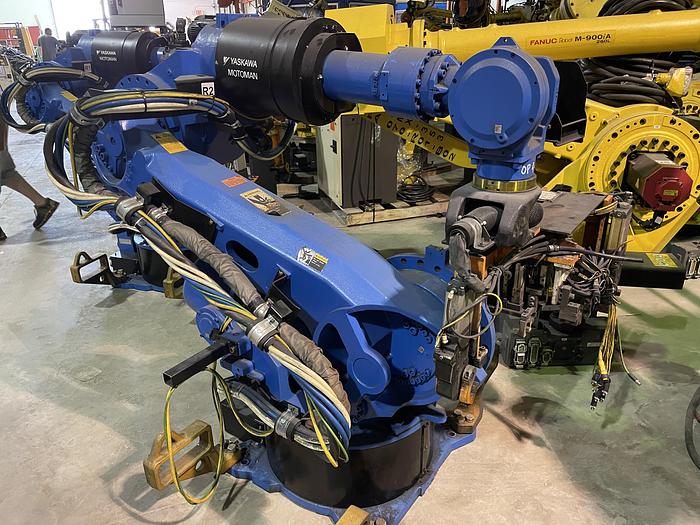 Used YASKAWA MOTOMAN ES165D 6 AXIS CNC ROBOT WITH DX100 CONTROLLER