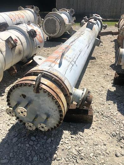 Used Used Southern Heat Exchanger Corp.  Approximately 687 sq ft. 316L stainless steel shell and tube heat exchanger