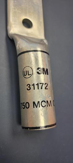 (lot of 5) UL3M 750 MCM CU 2 HOLE COMPRESSION LUG 31172(C)