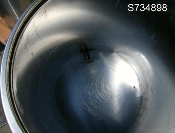 Used Tank, 25 Gallon, Stainless Steel, 18" x 24", Chromolox Heater, #S734898