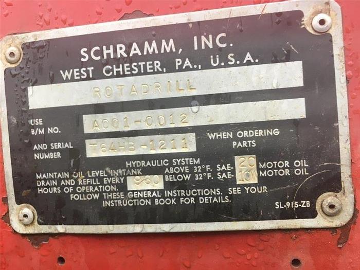 Used 0 Schramm T64HB Drill Rig