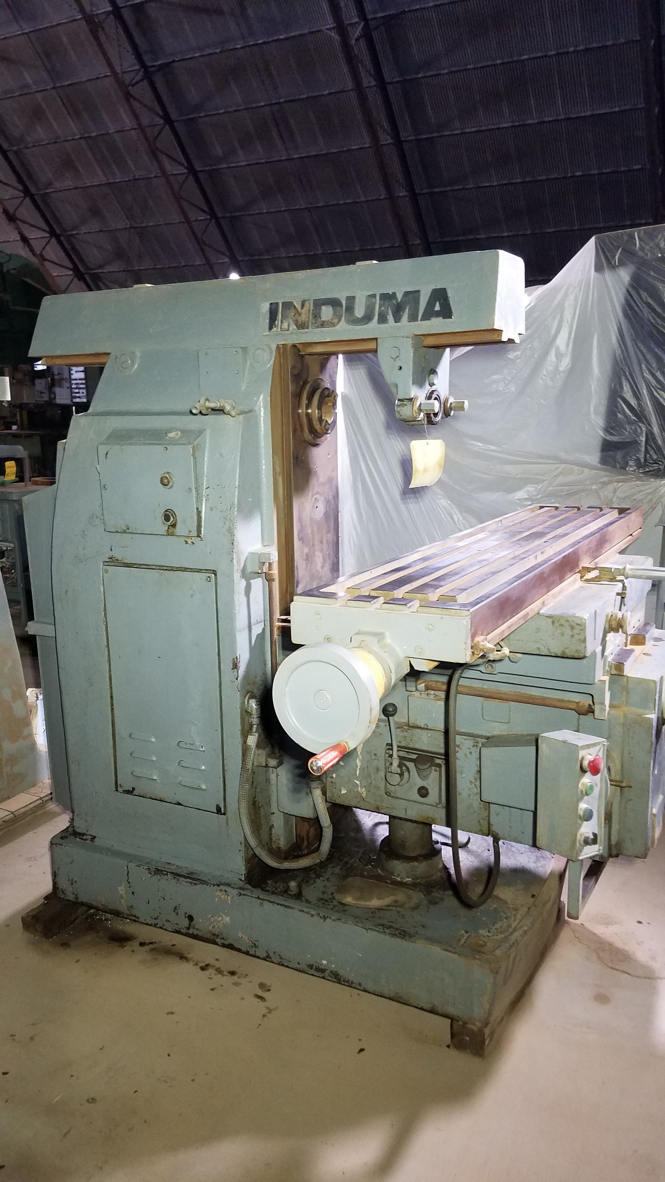 Used 14" x 67" Induma Model NL63 Universal; 1,500 RPM; #50 M.T. STOCK #233