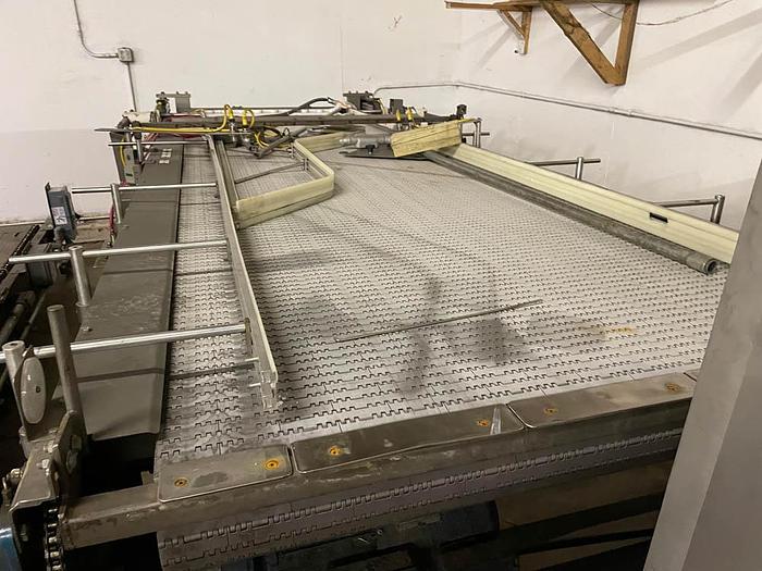 Used Whallon High Speed Bright Can Palletizer