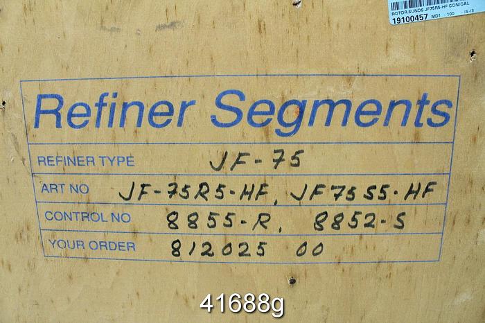 Unused Sunds Rotor And Stator For JF-75 Conical Refiner #41688