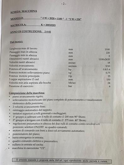 Revisionato CALIBRATRICE STEFANI SBF 2W2028