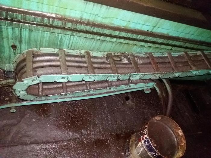 Used 1979 KOLOMNA 5V375 (D1250,M50) Semiautomatic  horizontal gear hobbing for cylindrical wheels