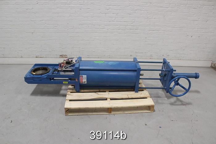 Unused Clarkson 8" Air Operated Knife Gate Valve, KGD8-RM #39114