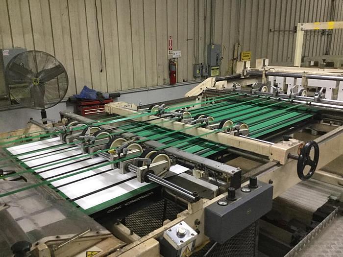 Used 57" VALMET CTS 1450 DUAL ROTARY SHEETER MFG 2003