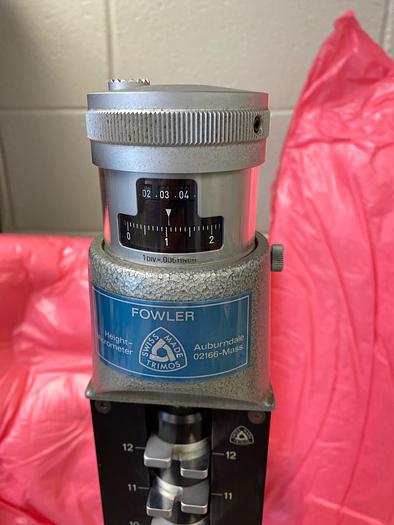 Used Trimos Fowler  Height-Micrometer with Riser Block 12"  Certified Unit