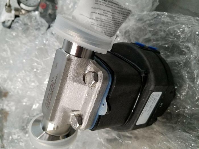 ITT Pure Flo Medical Grade Stainless Steel Pharmaceutical Control Valve. New!