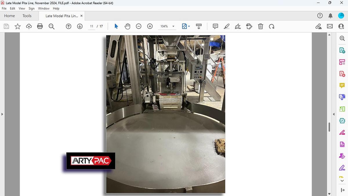 Used Pita Production Line two Ovens