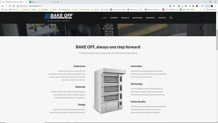 Used Deck oven Bake Off Italiana Artisan Bread Oven Electric w/ steam Guarantee Can ship