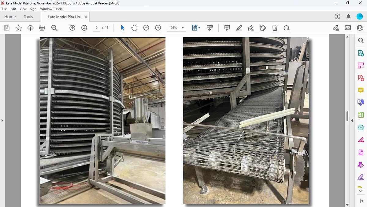 Used Pita Production Line two Ovens