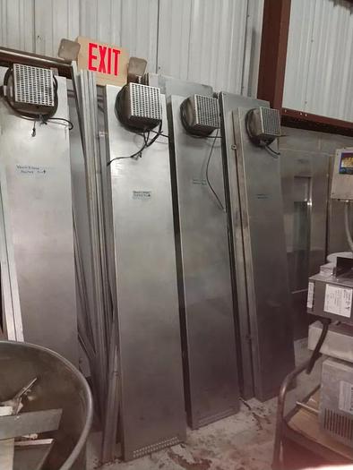 Used Proof box 8 rack Pass thru 2 door in 2 door out Haas America Highest Qualtiy