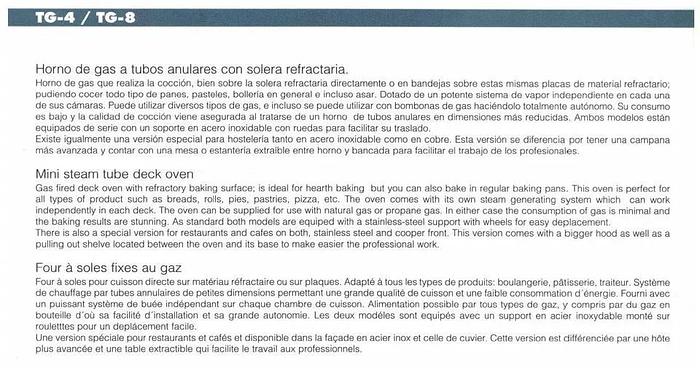 Used Artisen 4 Deck Oven Gas Steam Tube Tayos Hornos W/ Guarantee - Can ship