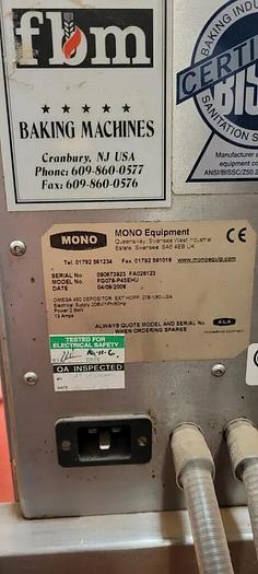 Used Mono cookie machine depositor w/ attachments - Can ship