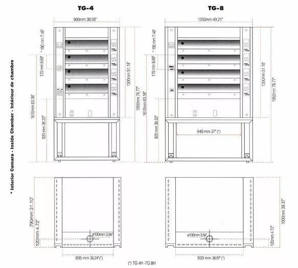 Used Artisen 4 Deck Oven Gas Steam Tube Tayos Hornos W/ Guarantee - Can ship