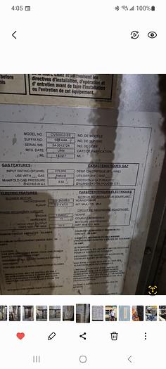 Used Baxter OV500EE Year 2013 Guarantee - Can ship