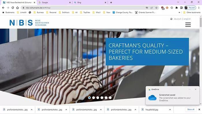 Schumann New Fondant Glazing Machine w/ guarantee