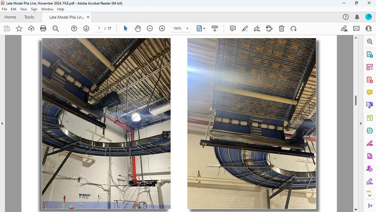 Used Pita Production Line two Ovens