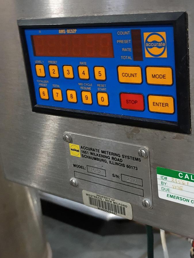 Used Furnas Metering Steam Feed Liquid Product Agitator - Call 407-608-2550