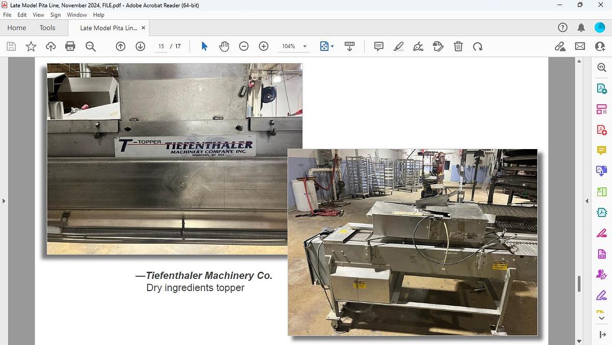 Used Pita Production Line two Ovens