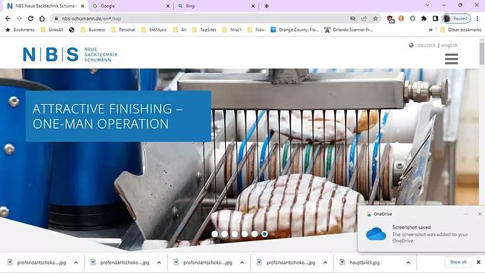 Schumann New Fondant Glazing Machine w/ guarantee