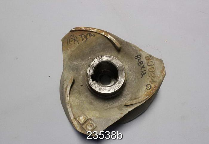 Used Goulds 3175 Impeller, 9", 3-Vane, 3175M, 8x8x12 #23538