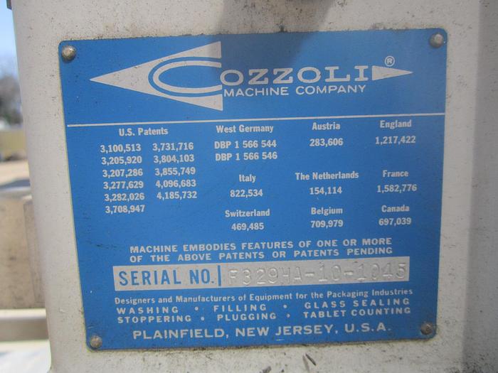 Used Filler, Syringe, Cozzoli, 10-Fill, Hypak Stoppering, #C739681