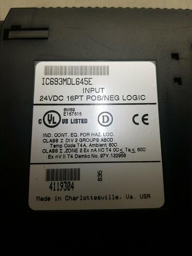 Used GE Fanuc IC693MDL645E