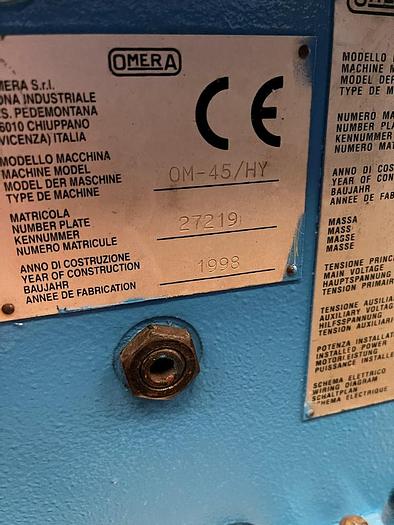 Usato PUNZONATRICE OMERA OM/45-HY