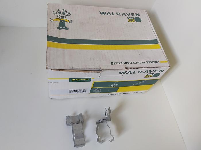 25 Stück Trägerklammern, Bisclips FC9 ICC26, Walraven neuwertig