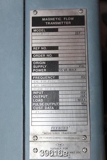 Used Foxboro E96P-IA-B Magnetic Flow Transmitter #39616