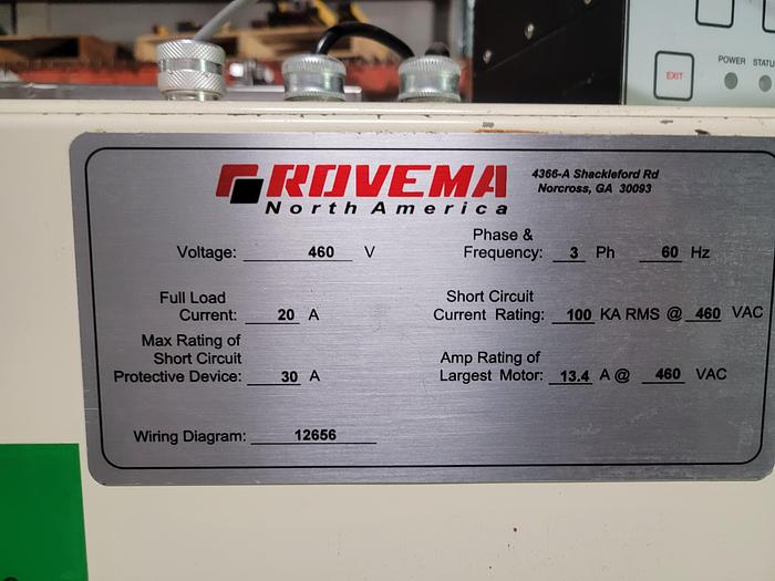 Used Rovema  VPR-250 Rotoseal Form Fill and Seal