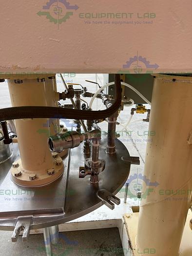 Used Ross  PVM 40 Stainless Steel Triple Shaft Mixer w/ Two 40 Gallon Tanks