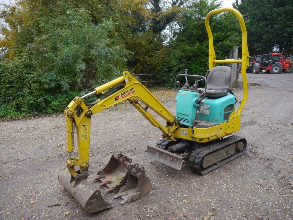 Used Yanmar SV08-1 Mini Digger