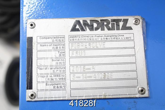 Unused Andritz Fibresolve-FSU1 Pulper Drive #41828