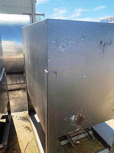 Used Bin, 50 CF, C/st, 48" x 48" x 42", Dry storage Tote, B #S743943