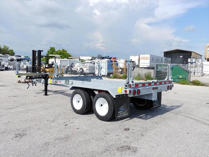Used 2012 Brooks Brothers PTB112-15KE TA Extendable Pole Trailer - 74360