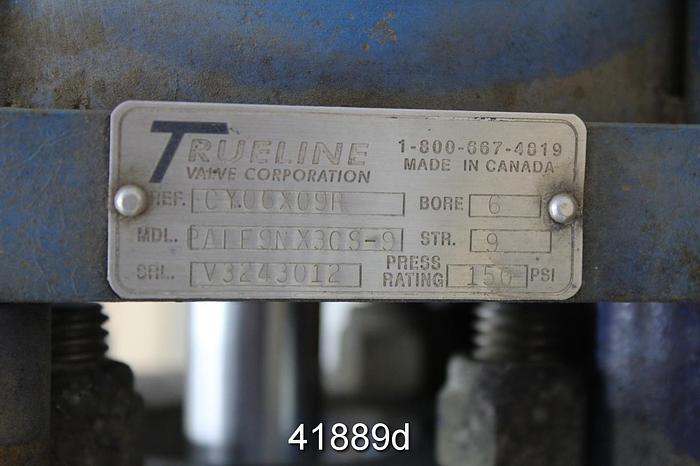 Used True Line 8" Air Operted Knife Gate Valve #41889