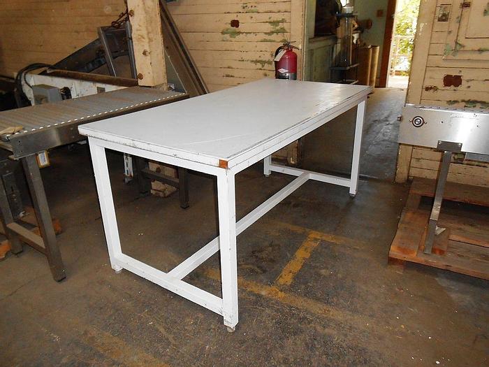 Used Table, Prep, 36" x 6', C/st Frame, Hardwood Top #S741981