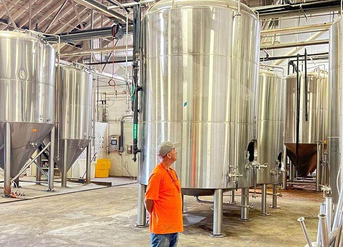 Used Tank, 3,875 Gallon, S/st, Jkt, 30 PSI, 125 BBL BriteTank, JVNW #C744693