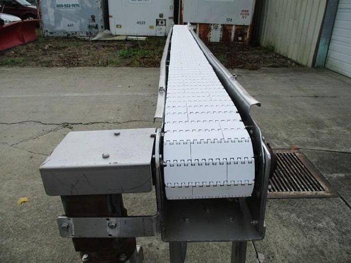 Used Conveyor; Intralox Belt; 8"W x 15'L
