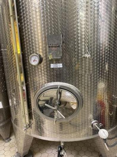 Used (2) available - Used Letina 14600L / 3850Gal Jacketed Tanks