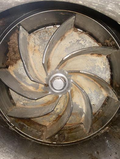 Used Goulds HS 8x8x22 Pump, Stainless Steel Casing #43167