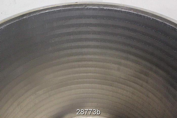 Used Voith VS 20 Slotted Pressure Screen Basket, 0.25mm Slot #28773