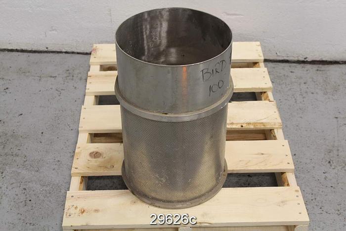 Used Bird 100 Pressure Screen Basket #29626